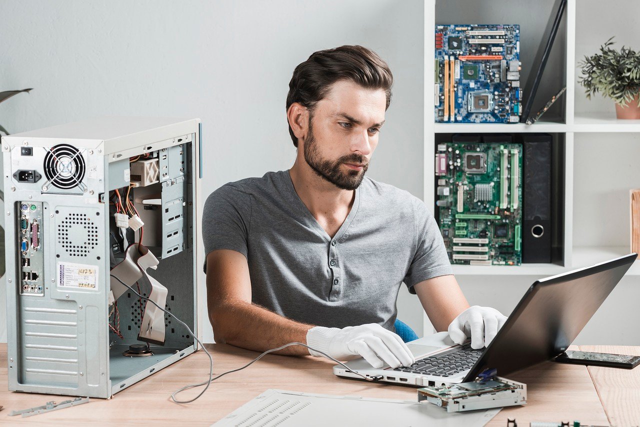 IT Business Analyst and Business Process service illustration