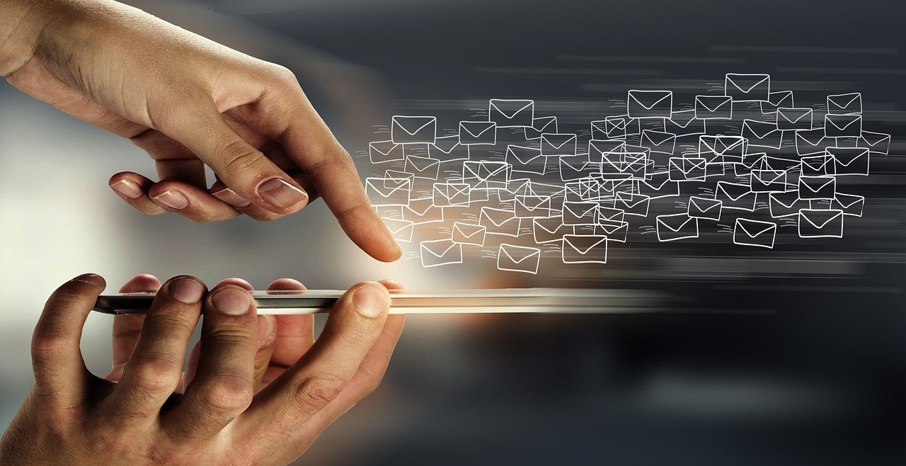 Email marketing service illustration